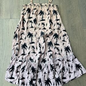 Rockets Of Awesome Girls Ombre Palm Tree Pink Dress Sz 7